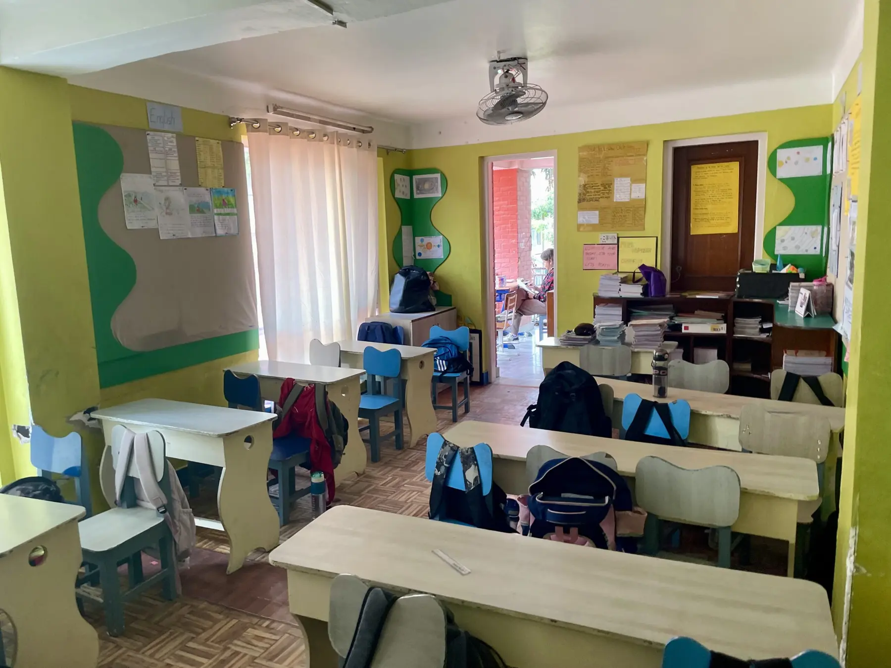 A classroom prepared for learning