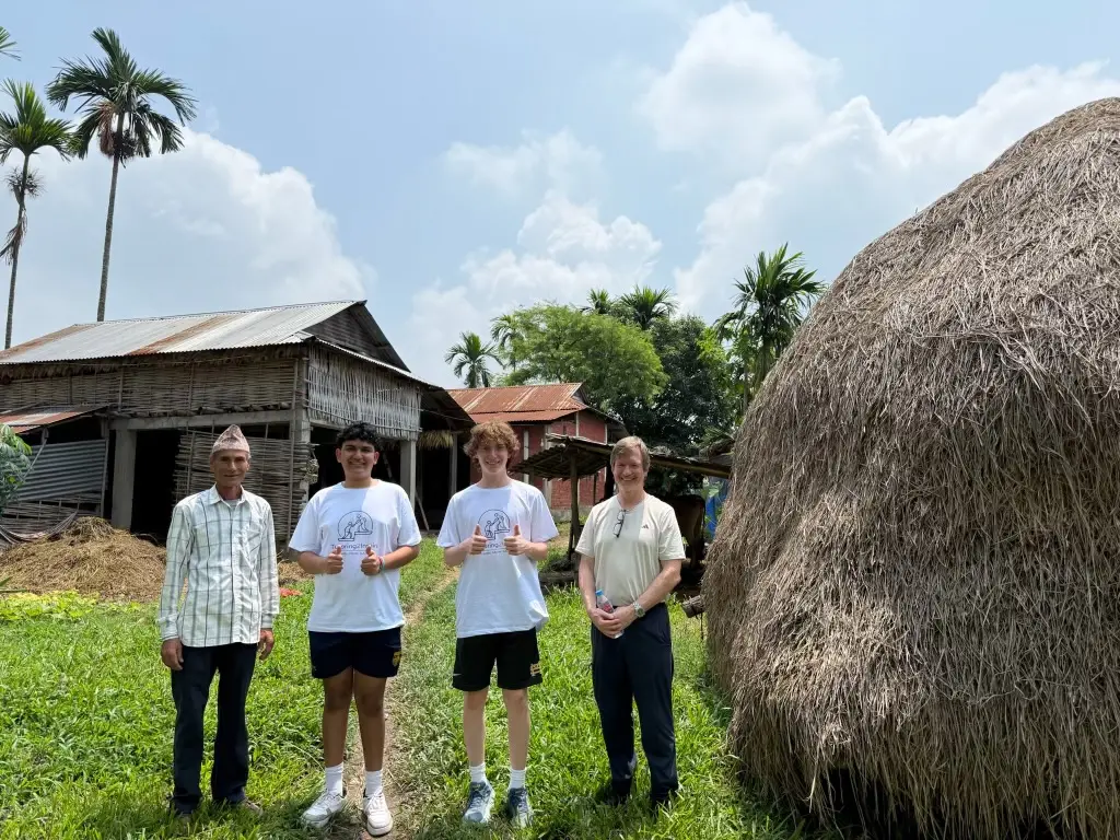 A rural school and community visit