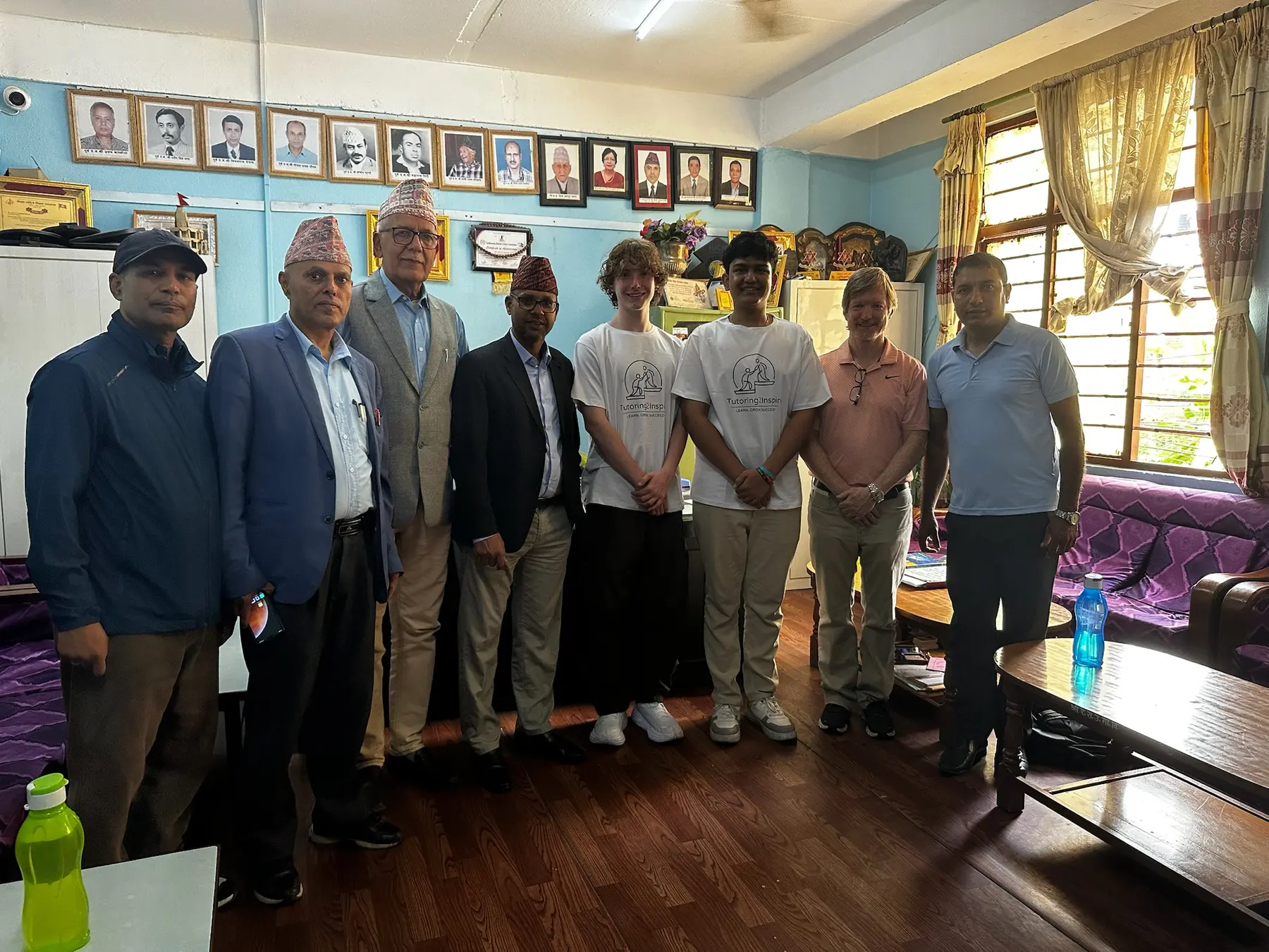Meeting with education leaders
