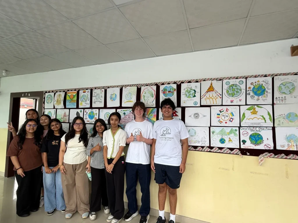 Students and Tutoring2Inspire members together